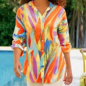 Soft Surroundings Peregrine Gauze Shirt